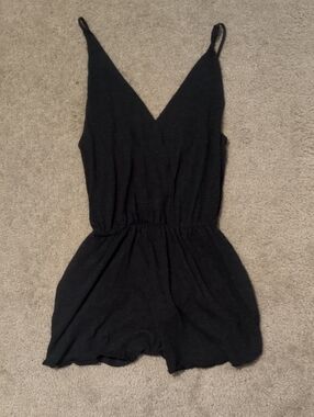 PINK Women's Dark Grey Romper